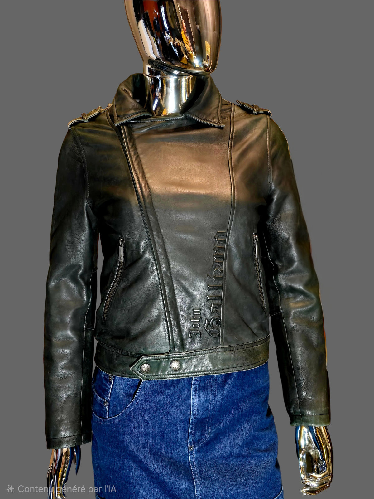 John Galliano blouson motard - L.F Lusso