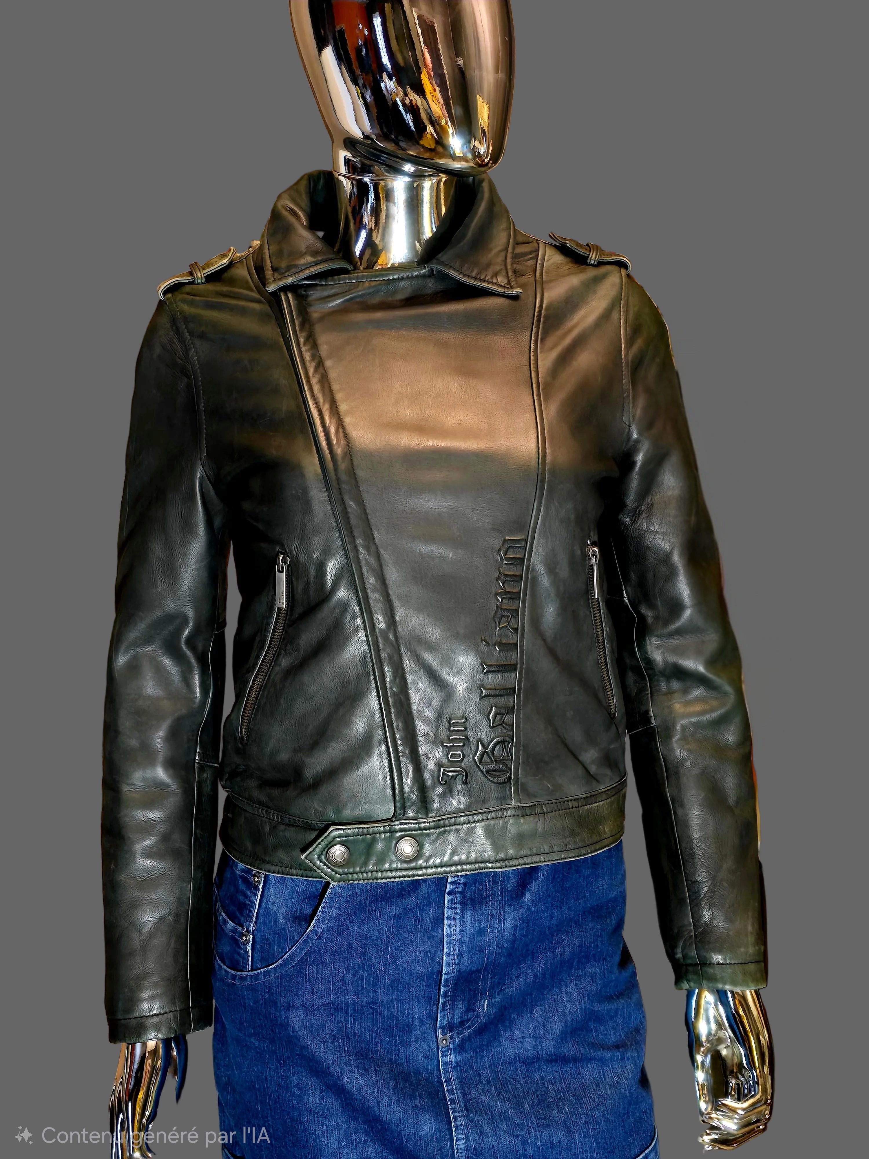 John Galliano blouson motard - L.F Lusso