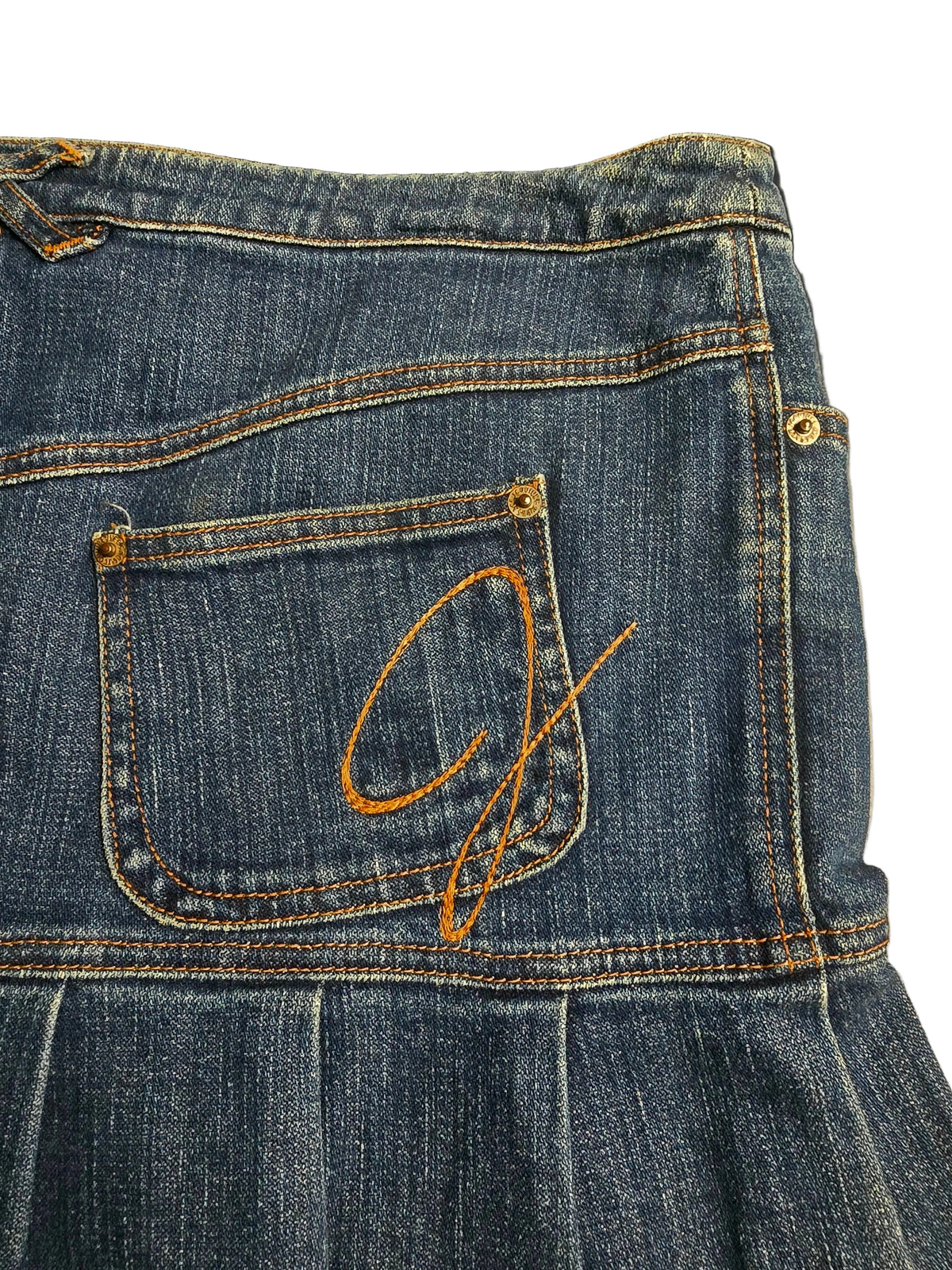 Versace デニムスカート T44