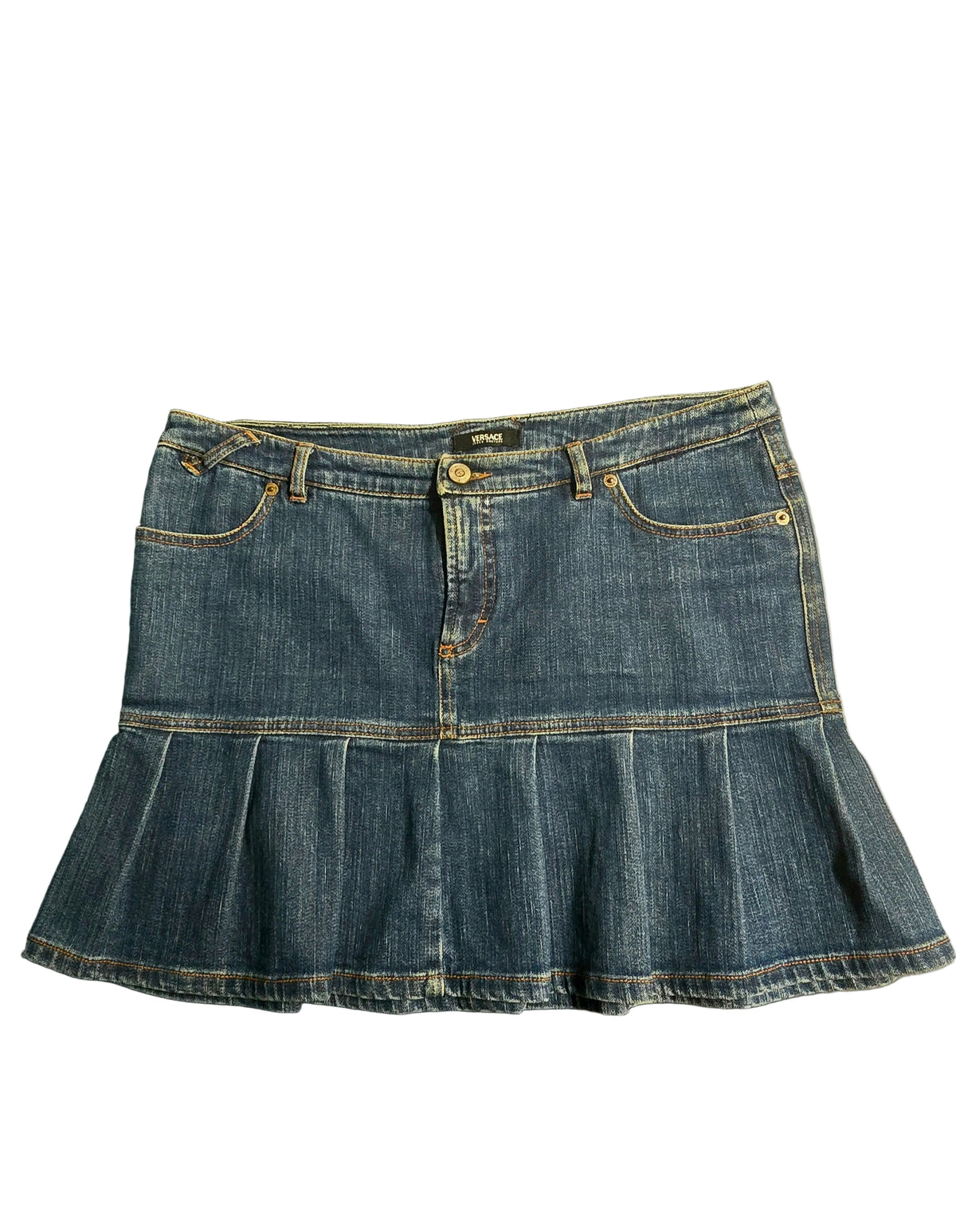 Versace デニムスカート T44