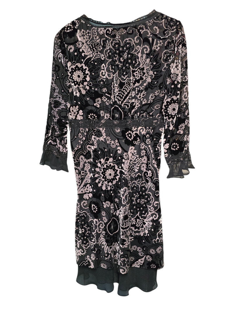 John Galliano robe tulle et velours - L.F Lusso