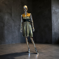 Trussardi gold dress size 38 vintage - L.F Lusso